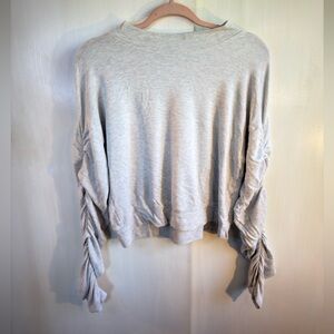 LNA Ruched Sleeve Top